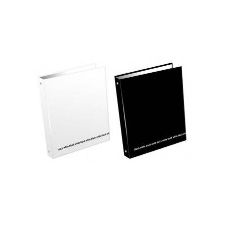 Cartella 4 anelli tondi diam 30mm 31x22 2 Colori Assortiti